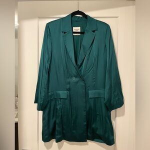 Satin Blazer Dress